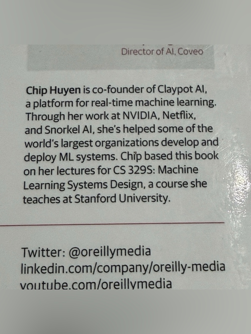Designing Machine Learning Systems By Chip Huyen English Paperback Book O’Reilly - Picture 10 of 10